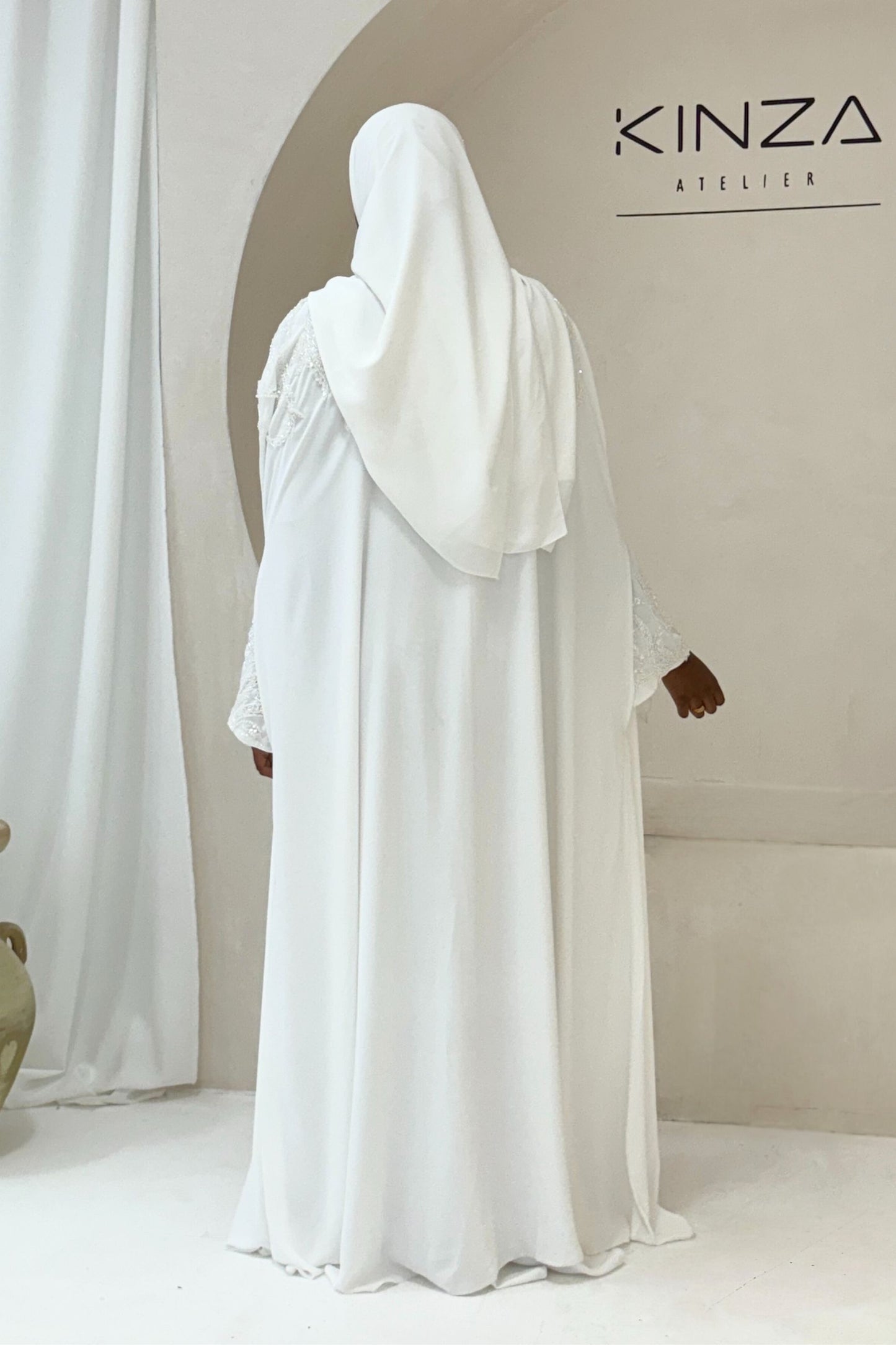 A L I Y A  Bridal Abaya - Slip and Cape