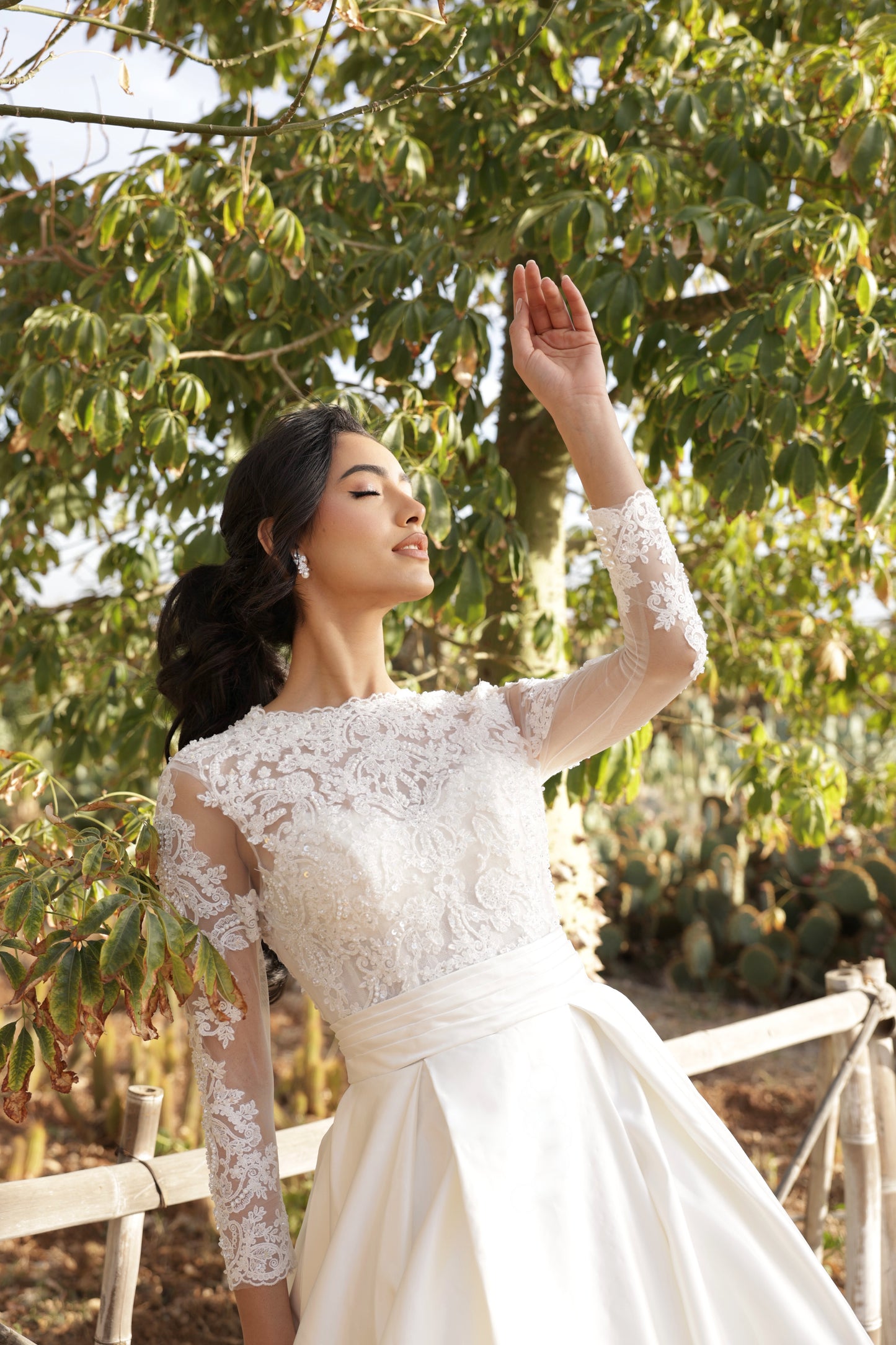 S E R E N E - Satin A Line Gown