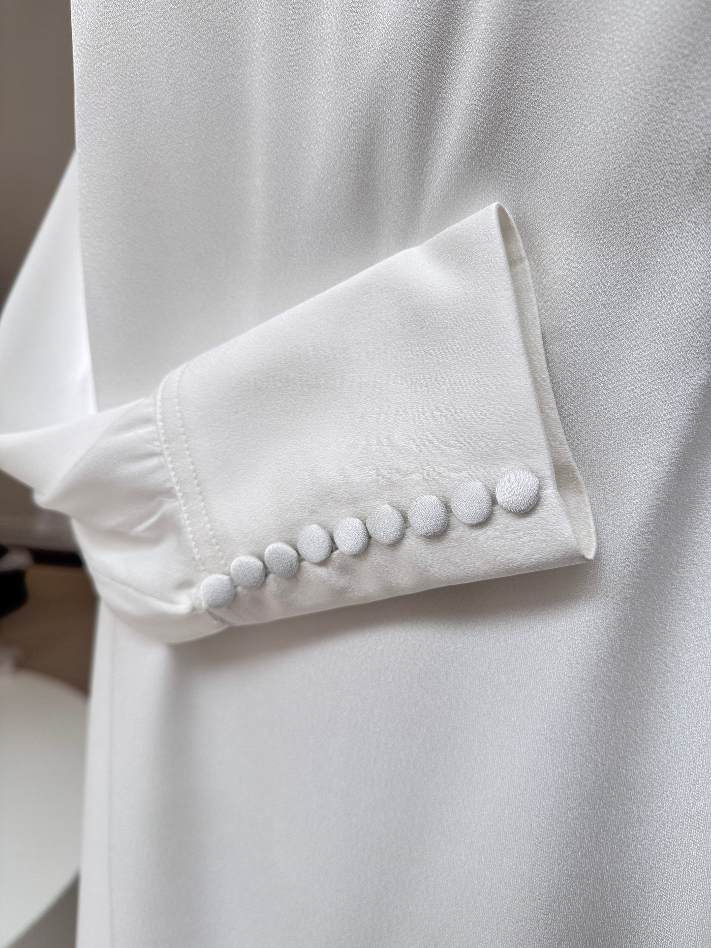A N I Q A  Bridal Abaya - Slip and Trail Gown