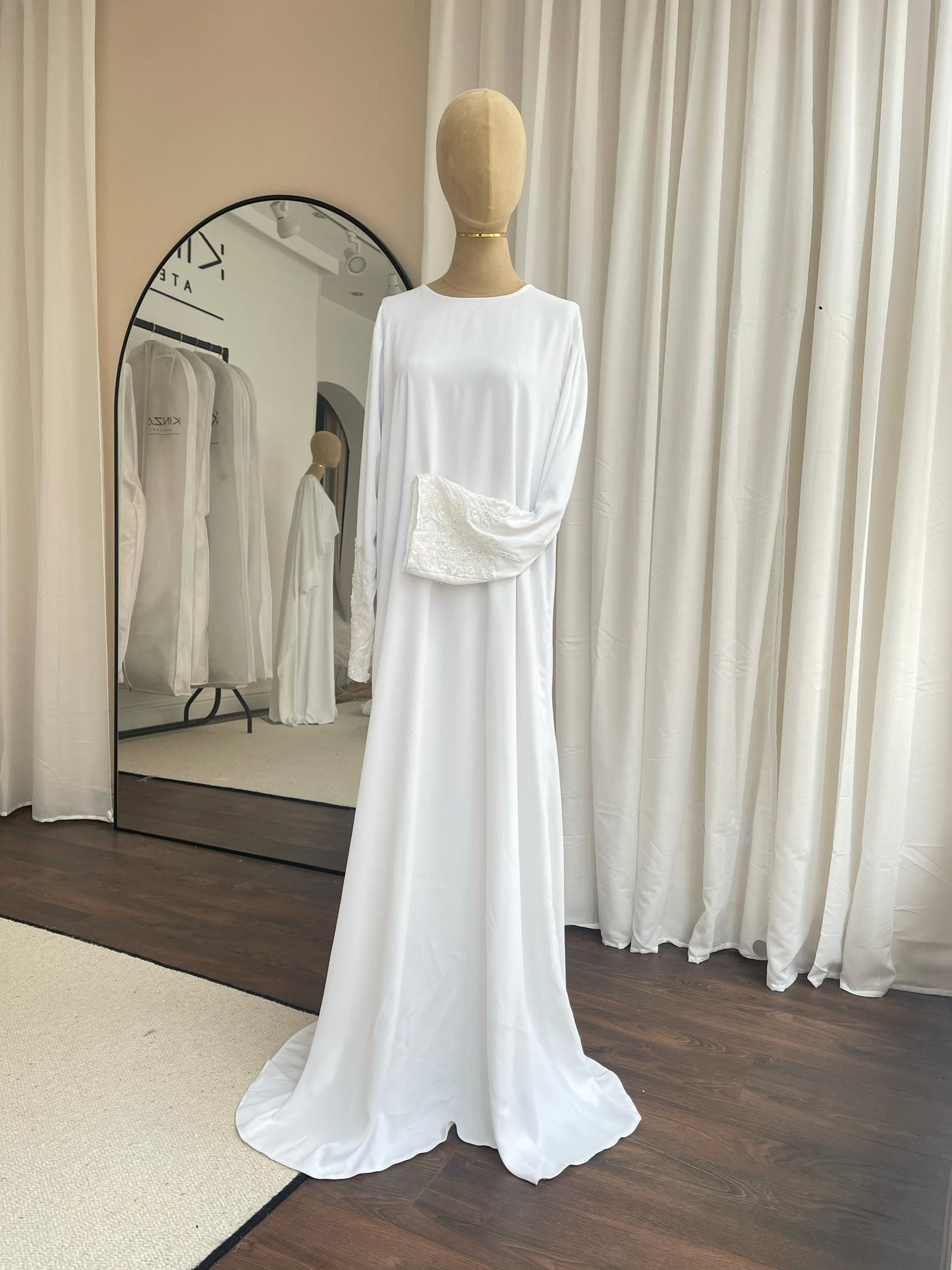 A L I Y A  Bridal Abaya - Slip and Cape