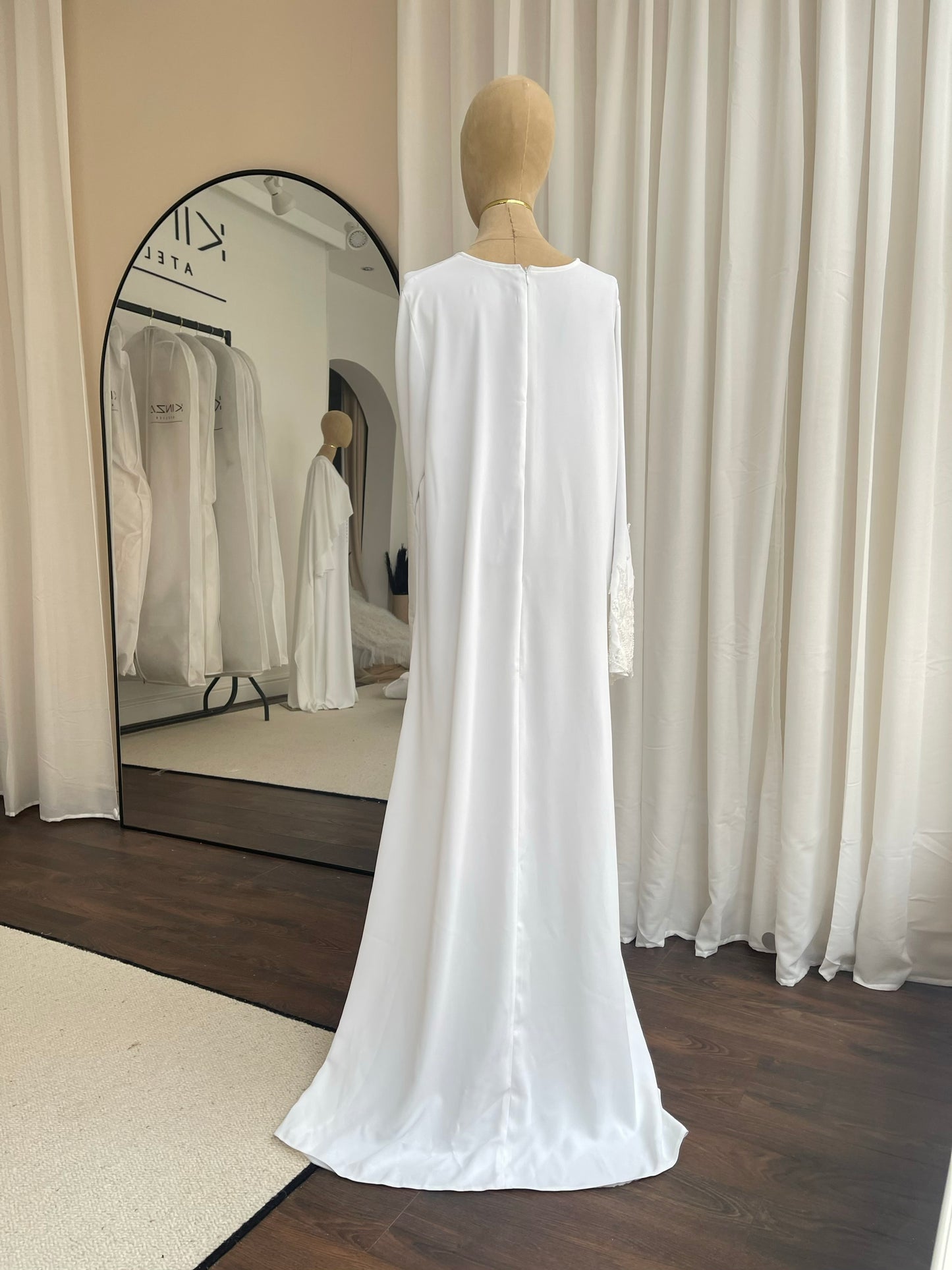 A L I Y A  Bridal Abaya - Slip and Cape