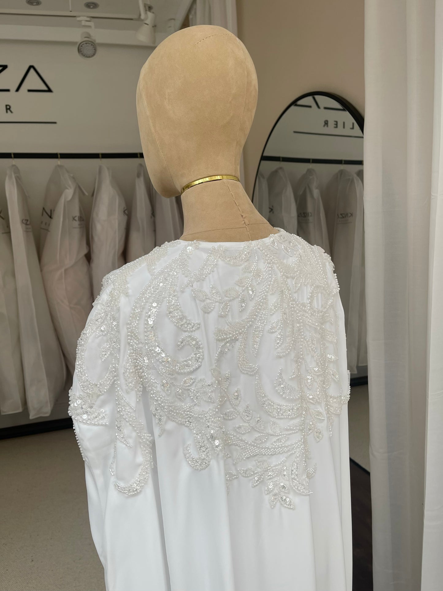A L I Y A  Bridal Abaya - Slip and Cape