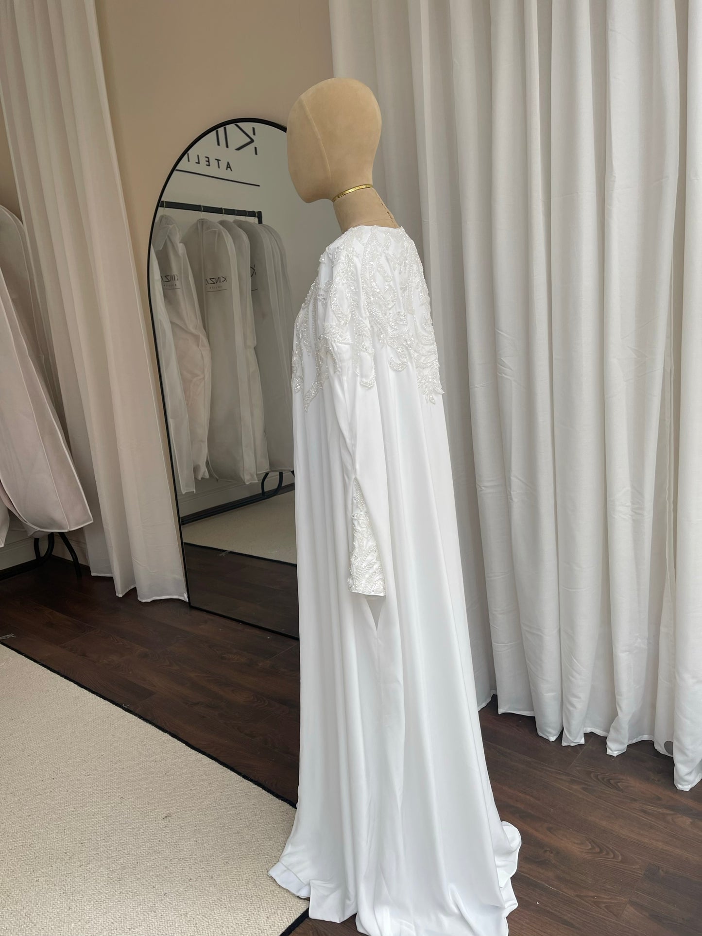 A L I Y A  Bridal Abaya - Slip and Cape