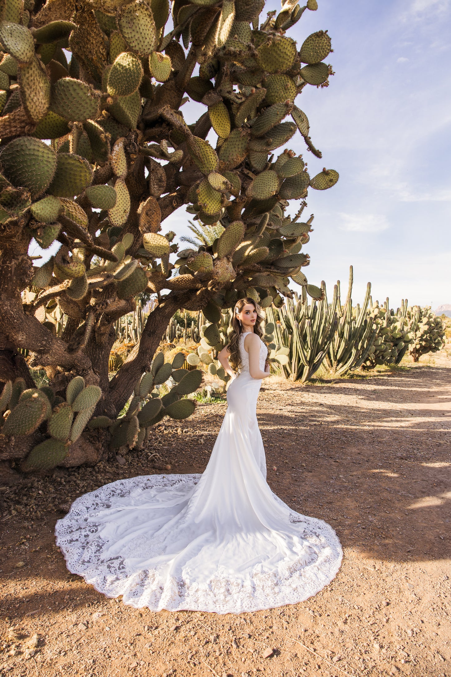 N I R V A N A - Satin Fishtail Gown