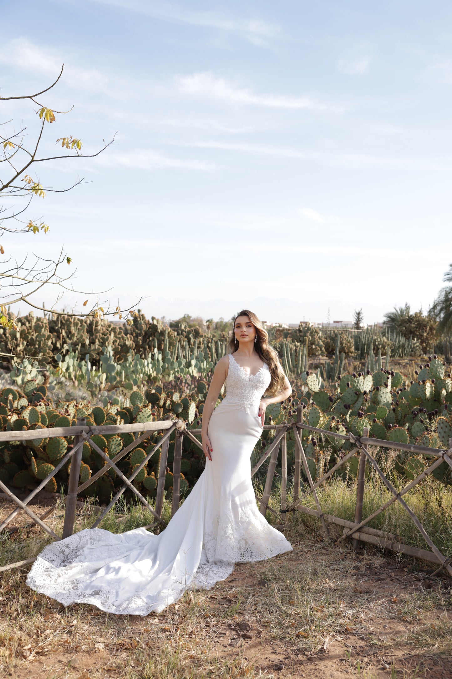 N I R V A N A - Satin Fishtail Gown