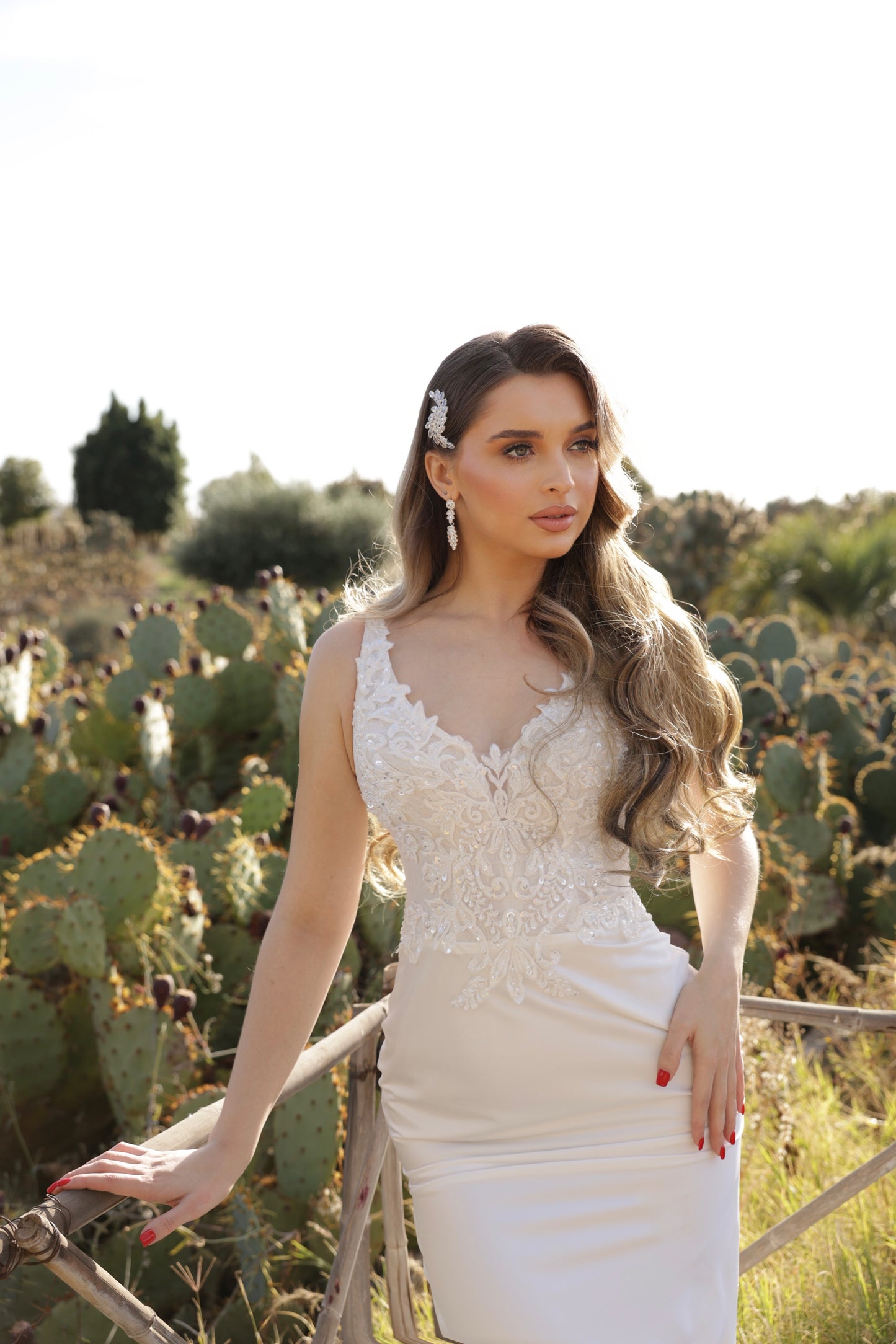 N I R V A N A - Satin Fishtail Gown
