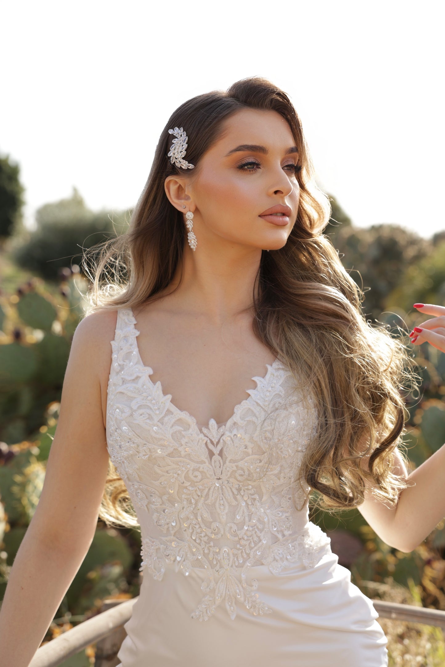 N I R V A N A - Satin Fishtail Gown