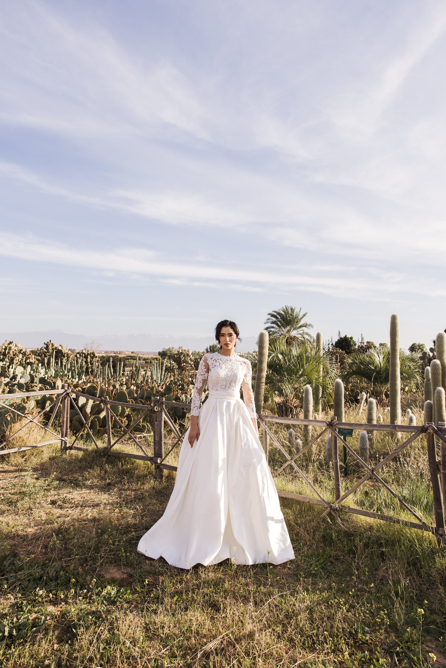 S E R E N E - Satin A Line Gown